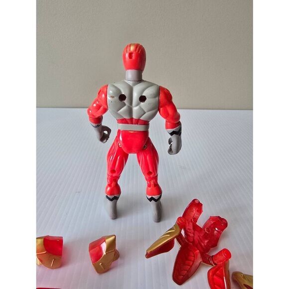 Mighty Morphin Power Rangers Lost Galaxy Red Ranger-Incomplete - Picture 9 of 10